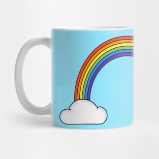 Cat and rainbow Mug